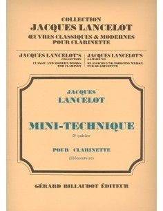 LANCELOT J.-Mini Technique Vol.2 for Clarinet