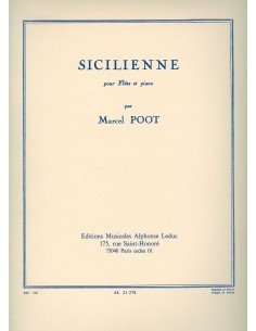 POOT M.-Sicilienne per flauto e pianoforte