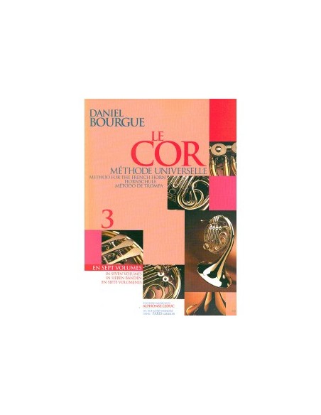 BOURGUE D.-Le Cor (Metodo Universale) Vol.3 per Corno