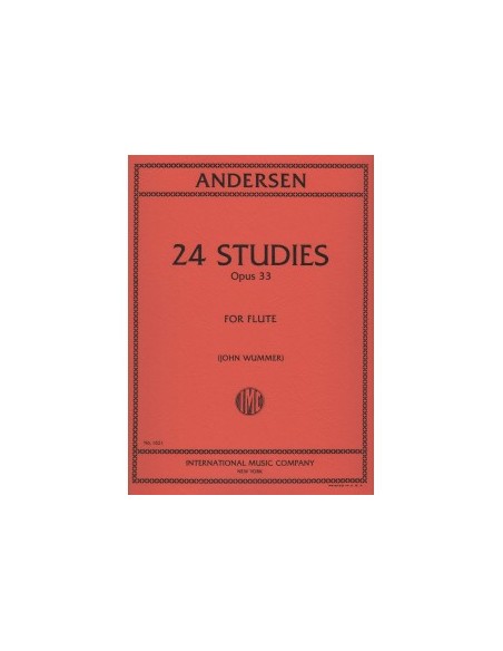 ANDERSEN J.-Piccoli studi (24) Op.33 per flauto (Wummer)