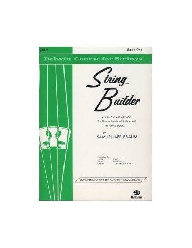 APPLEBAUM S.-String Builder 1er pour violon