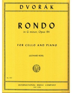 DVORAK A.-Rondo Op.94 in G minor for Cello and Piano (Rose)