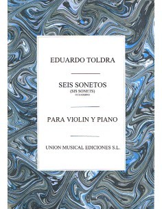 TOLDRA E.-Sonnets (6) Vol.2 pour violon et piano