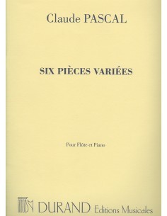 PASCAL C.-Pezzi Variees (6) per flauto e pianoforte