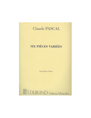 PASCAL C.-Pezzi Variees (6) per flauto e pianoforte