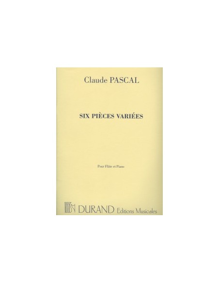 PASCAL C.-Pezzi Variees (6) per flauto e pianoforte