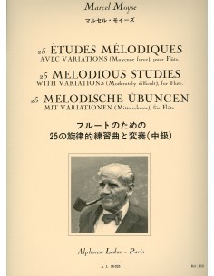 MOYSE M.-Melodic Studies with Variations (25) for Flute