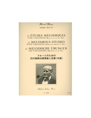 MOYSE M.-Melodic Studies with Variations (25) for Flute