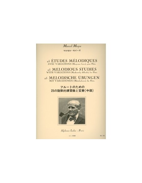 MOYSE M.-Melodic Studies with Variations (25) for Flute