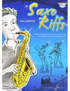 SAMYN G.-Saxophon Riffs für Alt- oder Tenorsaxophon (Inc.CD)