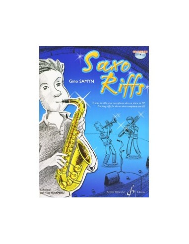 SAMYN G.-Saxophon Riffs für Alt- oder Tenorsaxophon (Inc.CD)