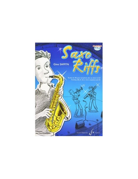 SAMYN G.-Saxophon Riffs für Alt- oder Tenorsaxophon (Inc.CD)