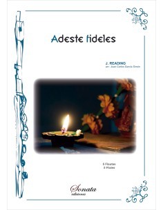 Musique de Noël-Adeste Fideles pour 5 flûtes