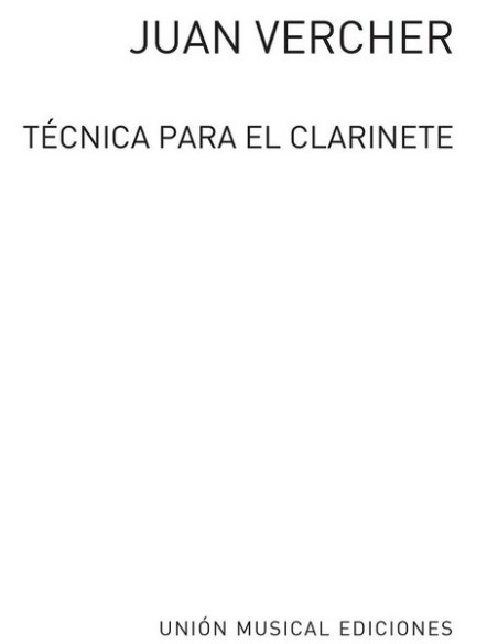 VERCHER J.-Clarinet Technique