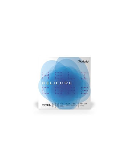 Violin String 1/8 1st (E) (E) D'Addario Helicore (H311 1/8M) Medium Tension