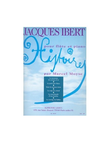 IBERT J.-Histoires (8 Pieces) for Flute and Piano (Moyse)