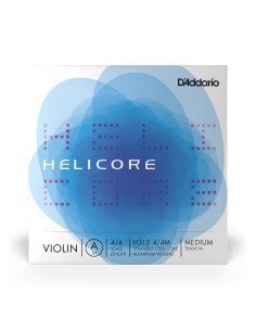 Corde de violon 4/4 2ème (A) (A) DAddario Helicore (H312 4/4M) Medium Tension