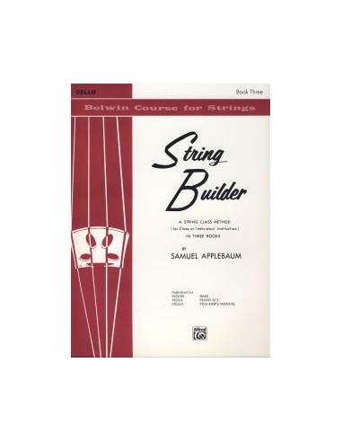 APPLEBAUM S.-String Builder 3rd for Cello