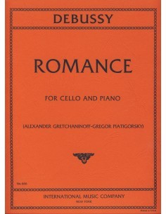 DEBUSSY C.-Romance for Cello and Piano (Gretchaninoff/Piatigorsky)