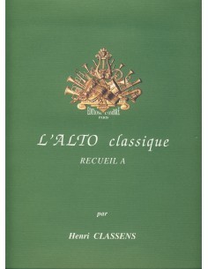 CLASSENS H.-La viola classica Vol. A per viola e pianoforte