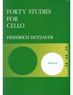 DOTZAUER J.J.F.-Etudes (40) pour violoncelle