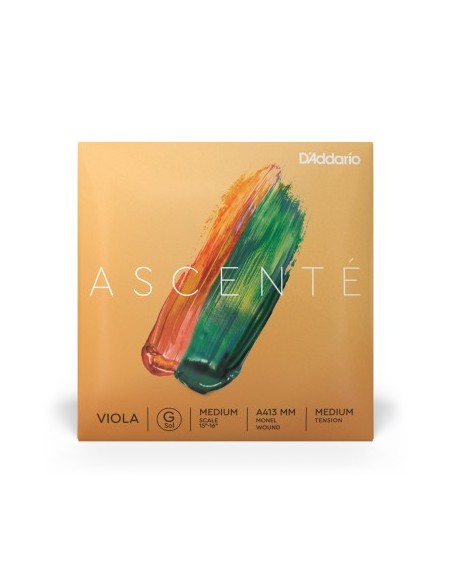 Viola String 4/4 3rd (G) (G) D'Addario Ascenté Medium Scale (A413 MM) Medium Tension