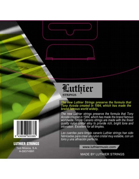 Luthier TIM10 Canarian Timple String Set