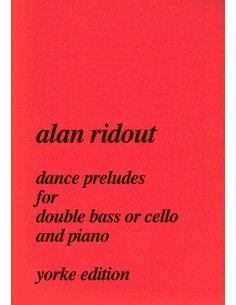 RIDOUT A.-Tanzvorspiele für Kontrabass und Klavier