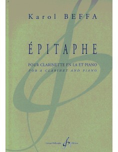 BEFFA K.-Epitaffio per clarinetto e pianoforte