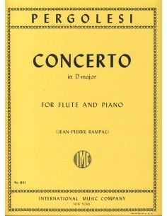 PERGOLESI G.B.-Concerto in D Major for Flute and Piano (Rampal)