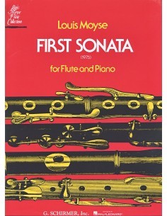 MOYSE L.-Sonata nº 1 (1975) para Flauta y Piano