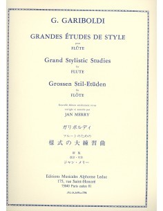 GARIBOLDI G.-Grandes Estudios de Estilo Op.134 para Flauta (Merry)