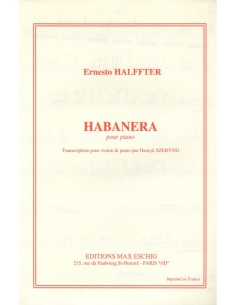 HALFFTER E.-Habanera per Violino e Pianoforte