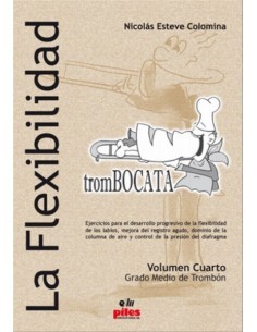 ESTEVE N.-La Flexibility Vol.4 (Medium Degree) for Trombone