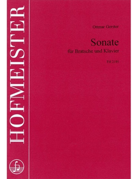GERSTER O.-Sonata per viola e pianoforte
