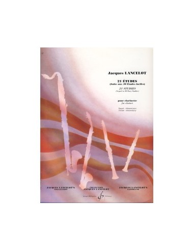 LANCELOT J.-Easy Studies (21) for Clarinet