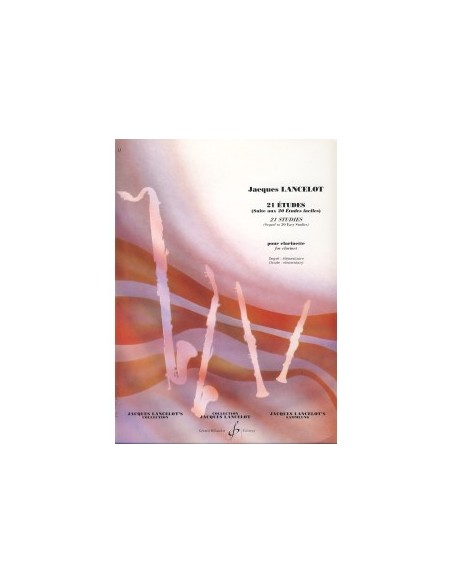 LANCELOT J.-Easy Studies (21) for Clarinet