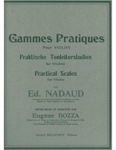NADAUD E.-Scale pratiche per violino