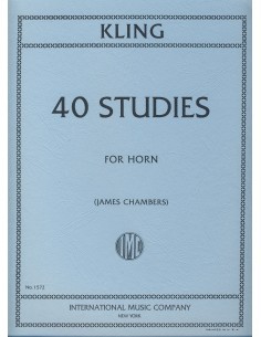 KLING H.-Studies (40) per corno (Chambers)