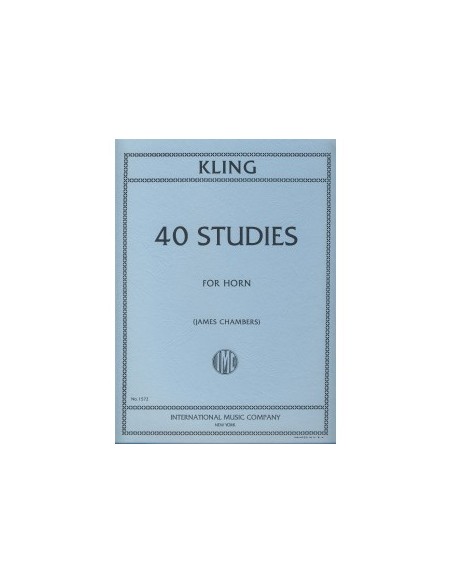 KLING H.-Studies (40) per corno (Chambers)