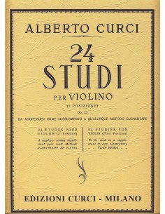 CURCI A.-Studi Elementari (24) Op.23 per Violino