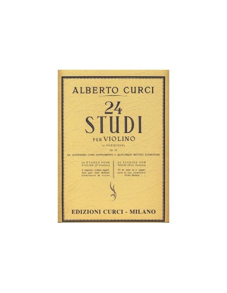 CURCI A.-Studi Elementari (24) Op.23 per Violino