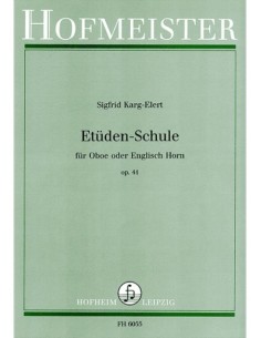 KARG ELERT S.-Etudes op.41 pour hautbois (cor anglais) (Gerlach)