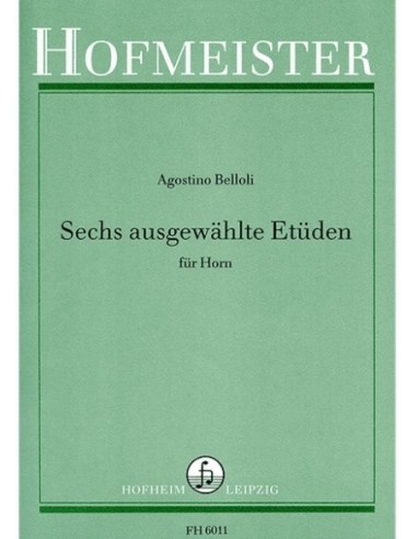 BELLOLI A.-Studi (6) per corno (damm)
