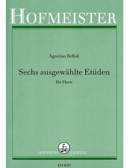 BELLOLI A.-Studi (6) per corno (damm)