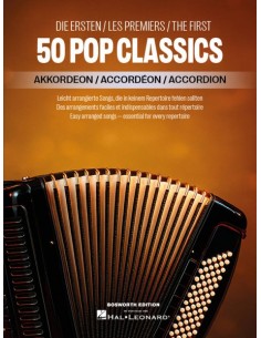 VARIE-The First 50 Pop Classics Accordion (Easy arranged songs essential for every repertoire)