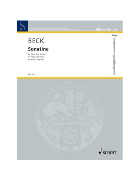 BECK C.-Sonatina per flauto e pianoforte