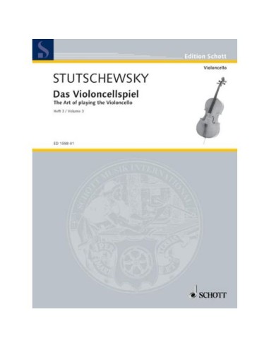 STUTSCHEWSKY J.-3e école (méthode) pour violoncelle