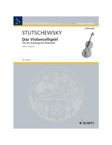 STUTSCHEWSKY J.-3. Schule (Methode) für Violoncello