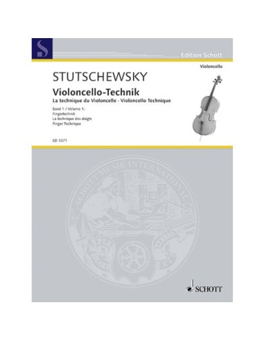 STUTSCHEWSKY J.-Technical Studies 1st for Cello